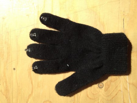 final prototype of the light glove